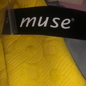 YELLOW MUSE COCKTAIL DRESS